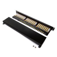 Патч-панель TWINKOM 19, 1U, STP, 24 порта, 5e