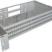 Кросс оптический стоечный КС-96-SC/LC-d-2U (сплошная панель, Стандарт)