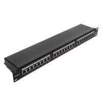 Патч-панель TWINKOM 19, 1U, STP, 24 порта, 5e