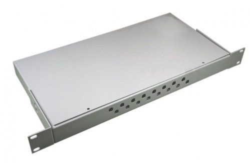 Кросс оптический стоечный КС-16-FC-1U (сплошная панель, Стандарт)