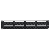 Патч-панель 19, 2U, U/UTP, 48 портов, 5e NETLAN