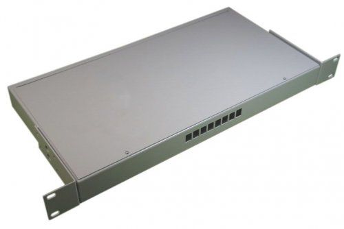 Кросс оптический стоечный КС-8-SC/LC-d-1U (сплошная панель, Стандарт)